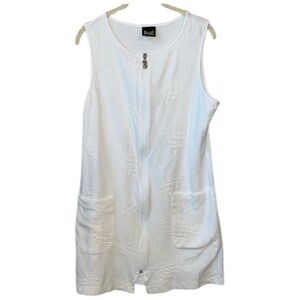 Dotti Pineapple Sleeveless Swim Cover-Up Size M